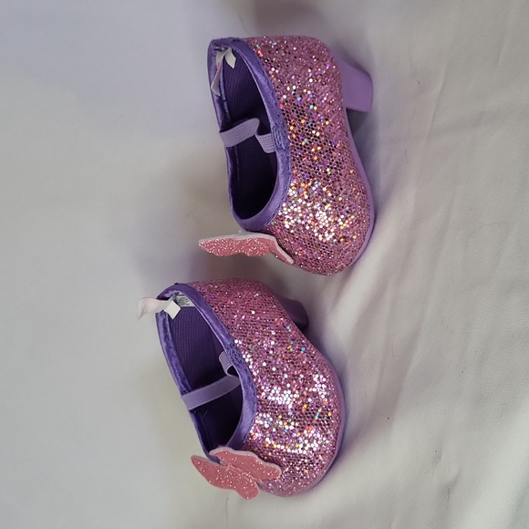 Build A Bear Butterfly Purple Sequin Heels Great condition - Picture 5 of 7